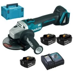 Meuleuse D'angle 18V LXT Ø125mm (3x3,0 Ah) En MAKPAC- Makita DGA504RF3J