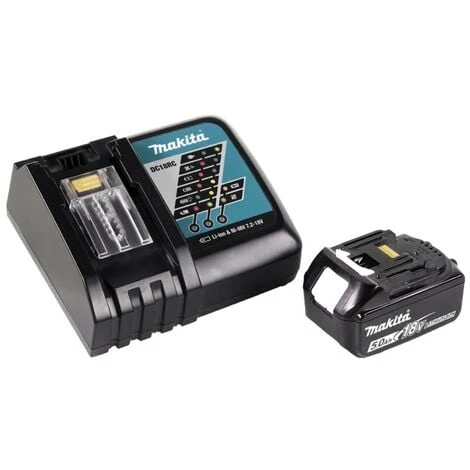 Makita DTW 300 RT1 Visseuse à Chocs Sans Fil 18 V 330 Nm 1/2" Brushless + 1x Batterie 5,0 Ah + Chargeur