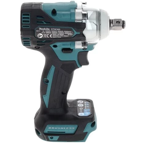 Makita DTW 300 RT1 Visseuse à Chocs Sans Fil 18 V 330 Nm 1/2" Brushless + 1x Batterie 5,0 Ah + Chargeur – Image 3