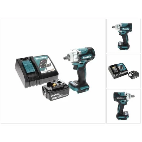 Makita DTW 300 RT1 Visseuse à Chocs Sans Fil 18 V 330 Nm 1/2" Brushless + 1x Batterie 5,0 Ah + Chargeur – Image 5