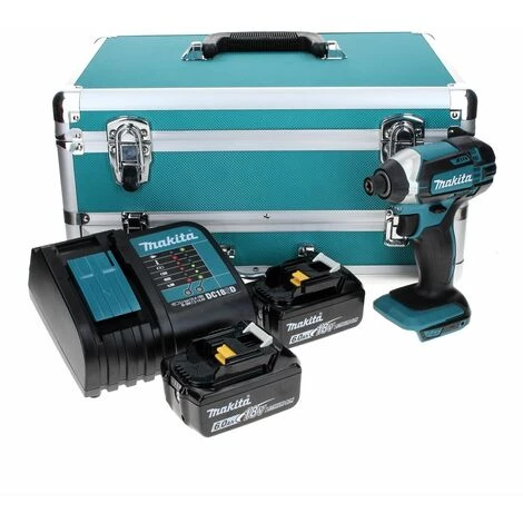 Makita DTD 152 SGTX Visseuse à Chocs Sans Fil 18 V 165 Nm + 2x Batteries 6,0 Ah + Chargeur + Jeu De Mèches 70 Pièces + Mallette TX – Image 4