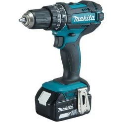 Makita Perceuse Visseuse A Percussion Sans Fil 18V DHP482RFX9 2 Batteries 18 V 3 Ah, Chargeur, Accessoires Coffret