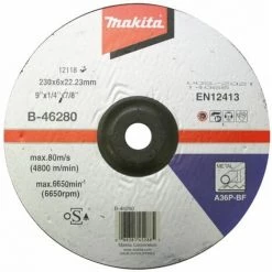 MAKITA Disque Schrupp 230x6mm Acier | B-46280