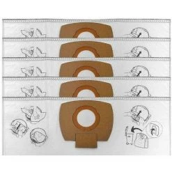 MAKITA Sac Filtre En Tissu (x5)