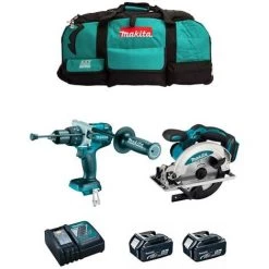 MAKITA Kit MK208 (DHP481 DSS610 2 X 5,0 Ah DC18RC LXT600)