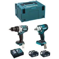 MAKITA Kit MK224RTJ (DHP481 DTW300 2 X 5,0 Ah DC18RC MAKPAC 3)