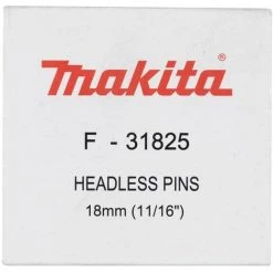 BROCHE 18 MM ACIER INOXYDABLE 10000 PCES MAKITA POUR DPT351 Code F-32142