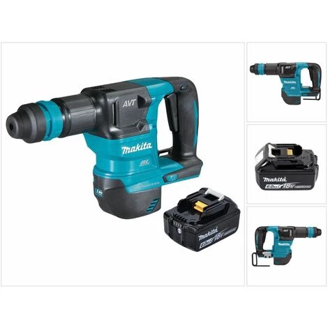 Makita DHK 180 G1 Perforateur burineur Sans Fil 18 V 3,1 J SDS Plus Brushless + 1x Batterie 6,0 Ah - Sans Chargeur – Image 2