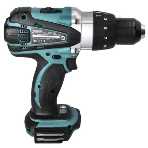 Makita DHP 458 Z Perceuse-visseuse à Percussion Sans Fil 18 V 91 Nm + Jeu D'embouts - 26 Pièces – Image 5