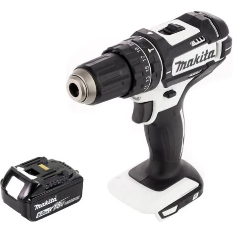 Makita DHP 482 G1W Perceuse-visseuse à Percussion Sans Fil 18 V 62 Nm + 1x Batterie 6,0 Ah - Sans Chargeur – Image 2