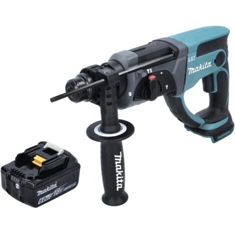 Makita DHR 202 G1 Perforateur Sans Fil 18 V 2.0 J SDS Plus + 1x Batterie 6.0 Ah - Sans Chargeur – Image 2