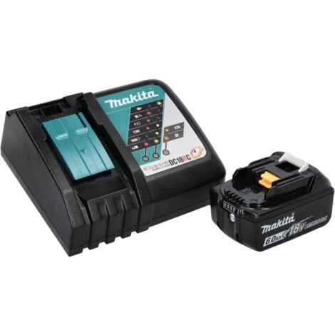 Makita DHP 484 RG1J W Perceuse-visseuse à Percussion Sans Fil 18 V 54 Nm Brushless + 1x Batterie 6,0 Ah + Chargeur + Makpac – Image 4