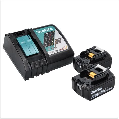 Makita DHP 482 RT W Perceuse-visseuse à Percussion Sans Fil 18 V 62 Nm + 2x Batteries 5,0 Ah + Chargeur – Image 4