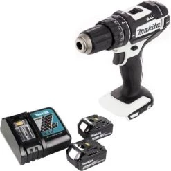 Makita DHP 482 RGW Perceuse-visseuse à Percussion Sans Fil 18 V 62 Nm + 2x Batteries 6,0 Ah + Chargeur