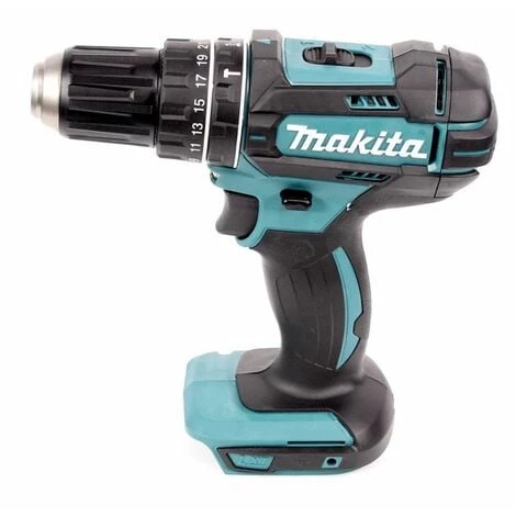 Makita DHP 482 SGK Perceuse-visseuse à Percussion Sans Fil 18V 62Nm + 1x Batterie 6,0Ah + Chargeur + Jeu De Mèches - 100 Pièces + Mallette De Transport