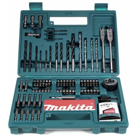 Makita DHP 482 SGK Perceuse-visseuse à Percussion Sans Fil 18V 62Nm + 1x Batterie 6,0Ah + Chargeur + Jeu De Mèches - 100 Pièces + Mallette De Transport – Image 2