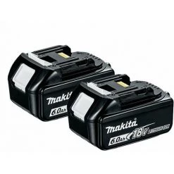 Pack 2 Batteries 18V LXT Li-Ion BL1860B (2x6,0 Ah) - MAKITA 197293-4