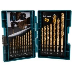 Coffret 19 Forets à Métaux HSS-TiN 1.5 - 10 Mm Makita B-67795