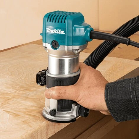 Affleureuse Défonceuse 710 W Ø 8 Mm En MAKPAC Avec 4 Bases - MAKITA RT0702CX3J – Image 4