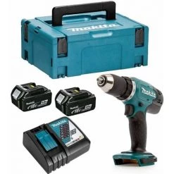 Perceuse-visseuse 18V LXT (2x4,0 Ah) En MAKPAC - Makita DDF453RMJ