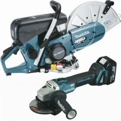 Ensemble De 2 Machines MAKITA Découpeuse EK7651H + Meuleuse DGA504 - DK0040M