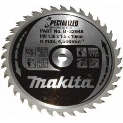 MAKITA Lame De Scie Spécialisée 136x10x36z