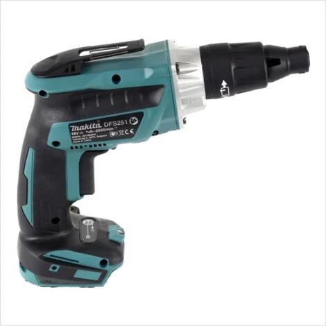 Makita DFS 251 ZJ Visseuses Bardage Brushless Solo 18 V Li-Ion + Coffret Makpac - Sans Batterie, Sans Chargeur – Image 5