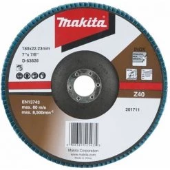 MAKITA Roue De Meule De Ventilateur 180mm Z40