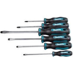 Jeu De Tournevis 4 SL + 2 PZ - Makita