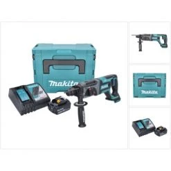 Makita DHR 241 RG1J Perforateur Sans Fil 18 V 2,0 J SDS Plus + 1x Batterie 6,0 Ah + Chargeur + Makpac