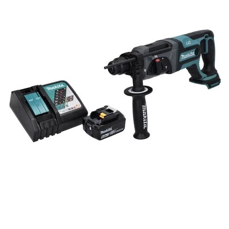 Makita DHR 241 RG1 Perforateur Sans Fil 18 V 2,0 J SDS Plus + 1x Batterie 6,0 Ah + Chargeur – Image 2