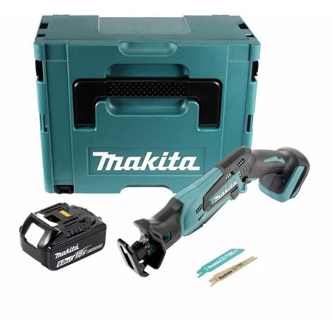 Makita DJR 183 G1J Scie Sabre Sans Fil 18 V + 1x Batterie 6,0 Ah + Coffret Makpac - Sans Chargeur – Image 2