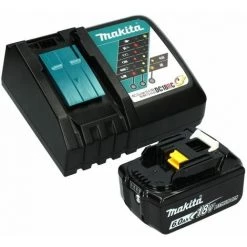 Makita DJR 183 RG1J Scie Sabre Sans Fil 18 V + 1x Batterie 6,0 Ah + Chargeur + Coffret Makpac