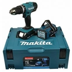Makita DHP453RYLJ Perceuse Percussion Sans Fil 18 V / 1,5 Ah Avec Batterie Et Lampe