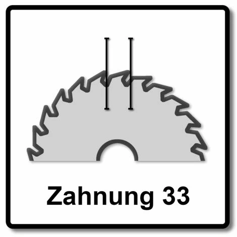 Makita MCCS15033E Lame De Scie SPECIALIZED EFFICUT 150 X 20 X 1,1 Mm - 2 Pièces (2x B-69325) 33 Dents – Image 2