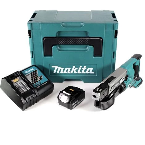 Makita DFR 550 RT1J Visseuse Automatique Sans Fil 18 V - 25 - 55mm + 1x Batterie 5,0 Ah + Chargeur + Makpac – Image 2