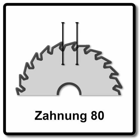 Makita CMSXF26080G SPECIALIZED EFFICUT Lame De Scie 260 X 30 X 1,65 Mm - 80 Dents, Pour Bois - 3 Pcs. (3x B-67290) – Image 2
