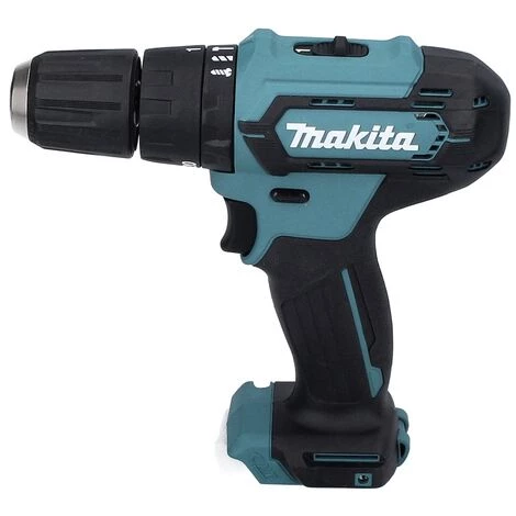 Makita HP 333 DWAE Perceuse à Percussion Sans Fil 12 V 30 Nm + 2x Batteries 2,0 Ah + Chargeur + 1x Masque FFP2 + Mallette
