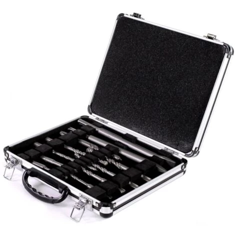 Makita HR 2630 TJ Perforateur Combiné 800 W 2,4 J SDS Plus + Jeu De 11 Burins + Mandrin Sans Clé + Makpac – Image 5