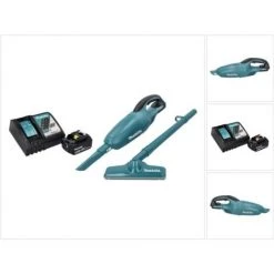Makita DCL 180 RG1 Aspirateur Sans Fil 18 V - Vert + 1x Batterie 6,0 Ah + Chargeur