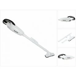 Makita BCL 180 ZW Aspirateur Sans Fil 18 V Li-Ion, Blanc, Solo - Appareil Uniquement