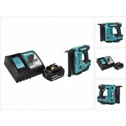 Makita DBN 500 RT1 Cloueur Sans Fil 18 V - 15-50 Mm + 1x Batterie 5,0 Ah + Chargeur
