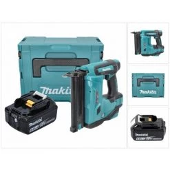 Makita DBN 500 G1J Cloueur Sans Fil 18 V - 15-50 Mm + 1x Batterie 6,0 Ah + Makpac - Sans Chargeur