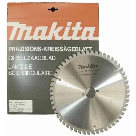 MAKITA Blade De Scie HM 235mm 54z Univers.