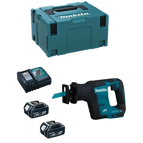 Scie Sabre MAKITA DJR188RTJ (2 X 5,0 Ah DC18RC MAKPAC 3)