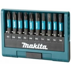 MAKITA Impact De 10 Pièces De Bits Noirs