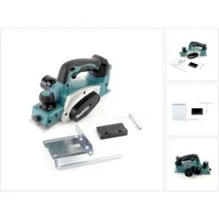 Makita DKP 180 Z 18 V Li-ion Raboteuse Sans Fil - Uniquement L'appareil Sans Accessoires, Sans Batterie, Sans Chargeur