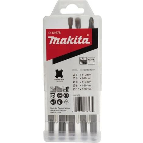 Coffret 5 Forets SDS-Plus 2 Taillants MAKITA - D-61678 – Image 2