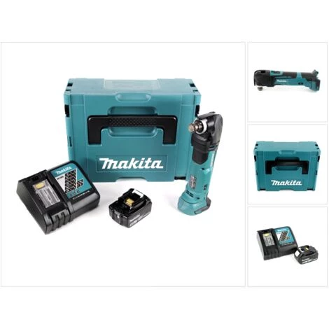 Makita DTM 51 RT1J Découpeur-ponceur Multifonctions Sans Fil 18V Li-Ion + 1x Batterie BL 1850 5,0 Ah Li-Ion + Chargeur Rapide DC 18 RC + Coffret Makpac – Image 2