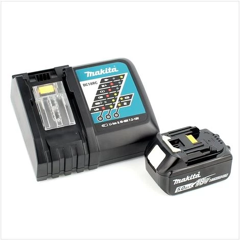 Makita DHP 482 ZW RT1J - 18 V Li-Ion Perceuse Visseuse à Percussion Sans Fil Avec Boîtier Makpac + 1x BL1850 5,0Ah Batterie + DC 18 RC Chargeur Rapide – Image 5